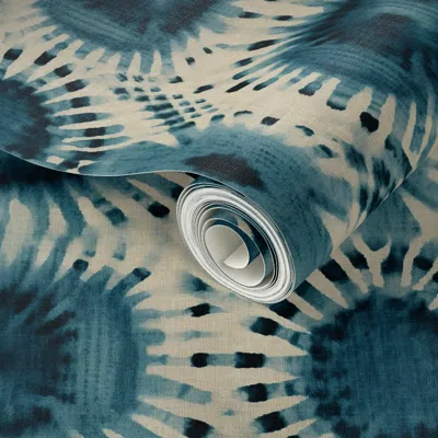 Spoonflower Peel And Stick Wallpaper Shibo Fade 2' X 12' Removable
