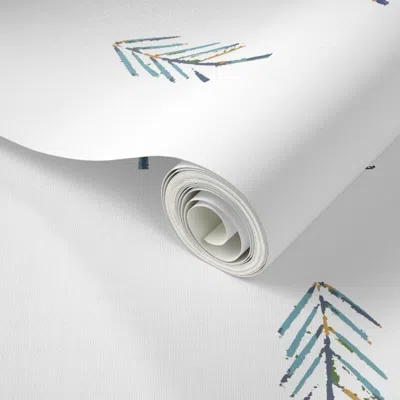 Spoonflower Peel And Stick Wallpaper Ski Day 2' X 12' Removable