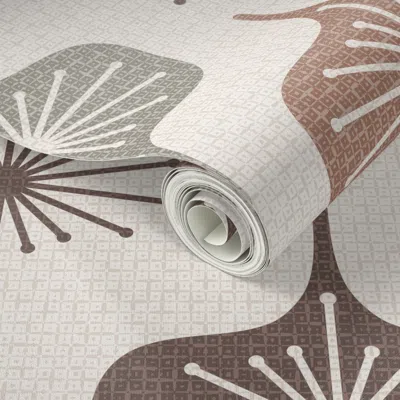 Spoonflower Peel And Stick Wallpaper Sparkling Ogee 2' X 12' Removable