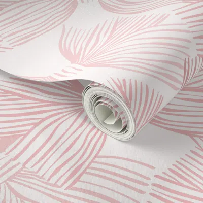 Spoonflower Peel And Stick Wallpaper Striped Bows In Pink 2' X 12' Removable