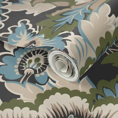 Spoonflower Peel And Stick Wallpaper Veranda Bungalow  Removable
