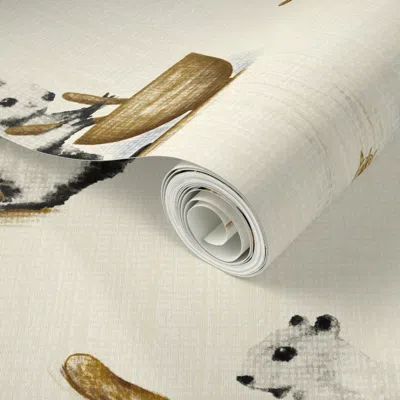 Spoonflower Peel And Stick Wallpaper Vintage Squirrels In The Kitchen Squirrels Wild Animals Watercolor 2' X 12'