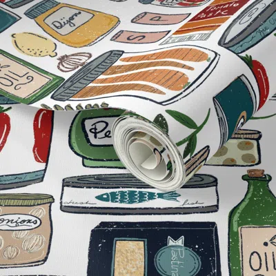 Spoonflower Peel And Stick Wallpaper Yes Chef 2' X 12' Removable