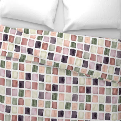 Spoonflower Petal Swatches 12in Wide Cotton Sateen 3.5 oz 26" X 20" Standard Knife Edge
