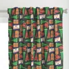 Spoonflower Philly Flags Grey Small Curtain Panel