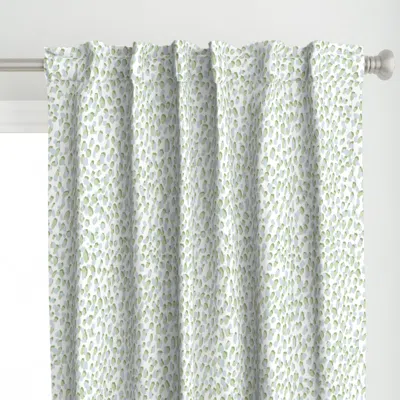 Spoonflower Phoebe Soft Blue And Curtain Panel