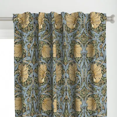 Spoonflower Pimpernel In Honey Pot Curtain Panel
