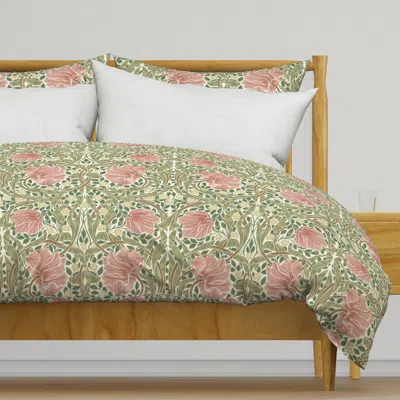 Spoonflower Pimpernel In Spring Blossom Duvet Cover