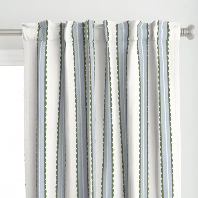 Spoonflower Playful Vertical Stripe Curtain Panel