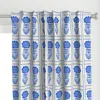 Spoonflower Pompom Gypsophila Panel Curtain Panel