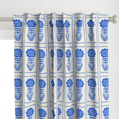 Spoonflower Pompom Gypsophila Panel Curtain Panel