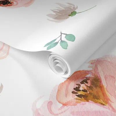 Spoonflower Pre-pasted Wallpaper 18" April Love / No Dandelions / Less Space 2' X 12' Removable