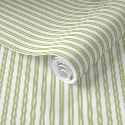 Spoonflower Pre-pasted Wallpaper B1bb73 Anderson Ticking Stripe Copy 2' X 12' Removable
