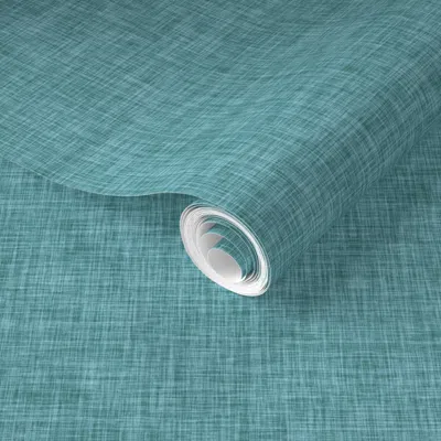 Spoonflower Pre-pasted Wallpaper Basil Linen  Removable