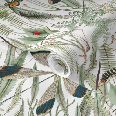 Spoonflower Pre-pasted Wallpaper Beauty Underfoot 2' X 12' Removable