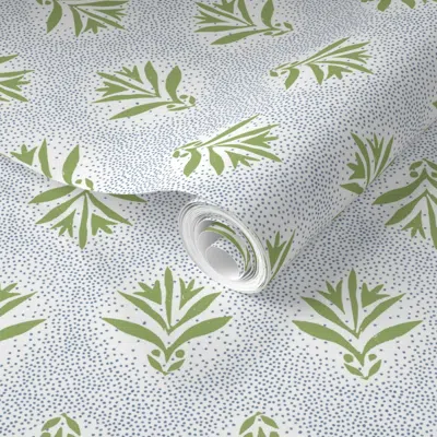 Spoonflower Pre-pasted Wallpaper Carter Custom Anne 1 2' X 12' Removable