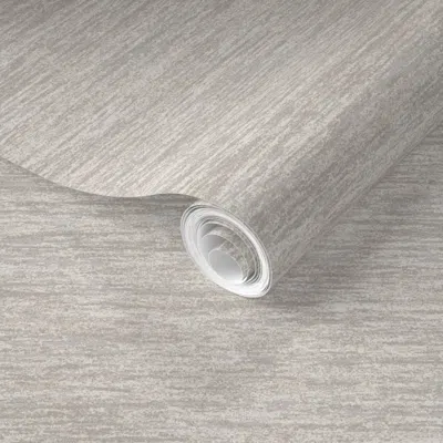 Spoonflower Pre-pasted Wallpaper Celebrate Color Horizontal Natural Texture Solid Gray Plain Gray Neutral 2' X 1