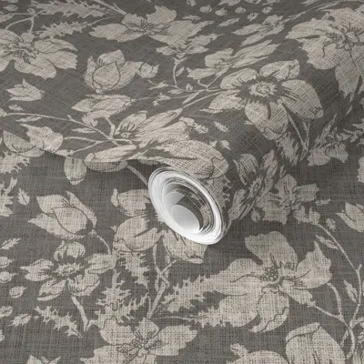 Spoonflower Pre-pasted Wallpaper Farmhouse Cerie 2' X 12' Removable