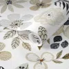 Spoonflower Pre-pasted Wallpaper Grey Pattern 1 2' X 12' Removable In Multi