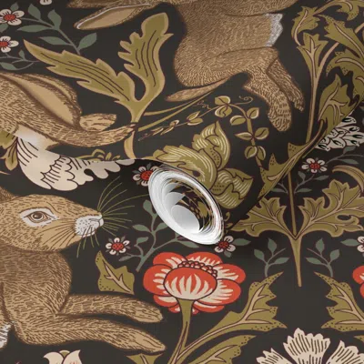 Spoonflower Pre-pasted Wallpaper Heritage Meadow/alternate View 2' X 12' Removable