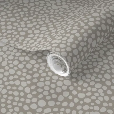 Spoonflower Pre-pasted Wallpaper Large Shagreen In Fawn 2' X 12' Removable