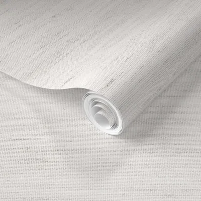 Spoonflower Pre-pasted Wallpaper Linen Fabric Linen Texture Fabric Tan Linen Sand Linen 3 2' X 12' Removable In Brown