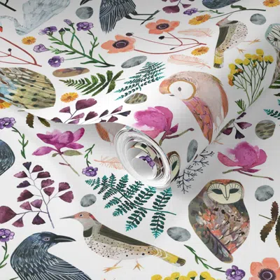 Spoonflower Pre-pasted Wallpaper Lucid Dreams Miss Mystic - Large 2' X 12' Removable