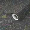 Spoonflower Pre-pasted Wallpaper Math Lessons 2' X 12' Removable