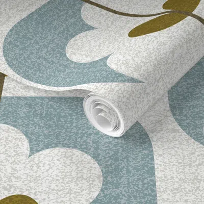 Spoonflower Pre-pasted Wallpaper Mod Cabincore Forest 2' X 12' Removable
