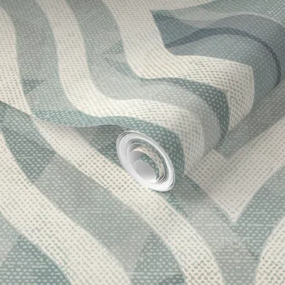 Spoonflower Pre-pasted Wallpaper Modern Farm 2' X 12' Removable