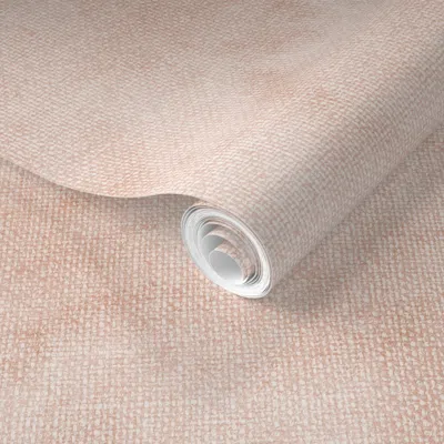 Spoonflower Pre-pasted Wallpaper New Boho Abstract Watercolor Neutral Sienna Pink 2' X 12' Removable In Multi