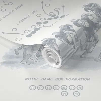 Spoonflower Pre-pasted Wallpaper Notre Dame Standard Repeat 2' X 12' Removable In Gray