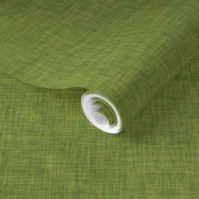 Spoonflower Pre-pasted Wallpaper Pantone 165-8 Linen  Removable