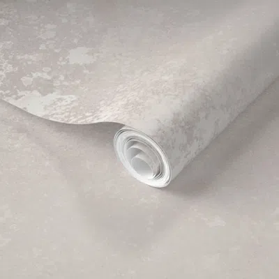 Spoonflower Pre-pasted Wallpaper Plaster Texture In Cream 2' X 12' Removable