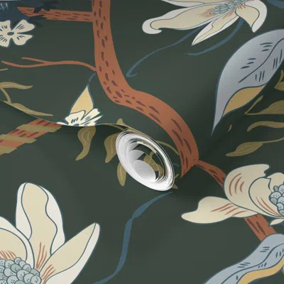 Spoonflower Pre-pasted Wallpaper Possum Magic 2' X 12' Removable