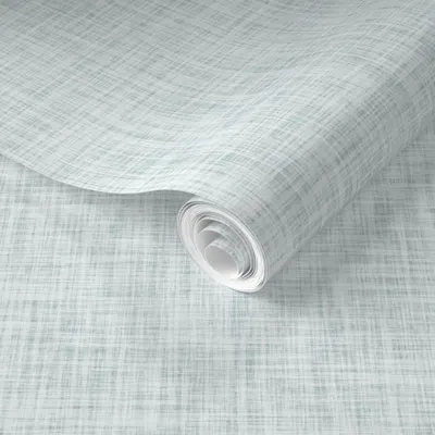Spoonflower Pre-pasted Wallpaper Salty Linen 2' X 12' Removable