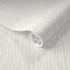 Spoonflower Pre-pasted Wallpaper Solid Ivory Plain Ivory Solid White Plain White Grass Texture Small Stripes 2' 