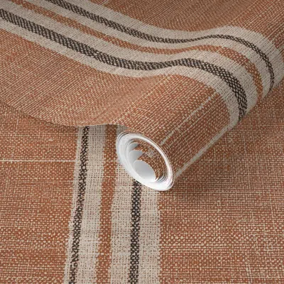 Spoonflower Pre-pasted Wallpaper Stella Taos Stripe 2' X 12' Removable