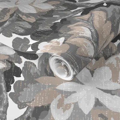 Spoonflower Pre-pasted Wallpaper Vintage Forest - French Aubusson Verdure Tapestry Inspired 2' X 12' Removable