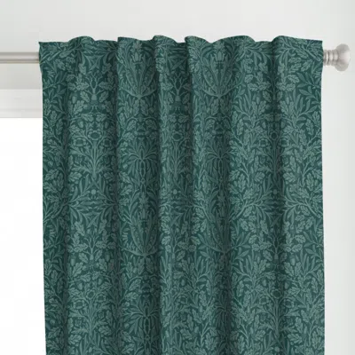 Spoonflower Pure Acorn William Morris Curtain Panel