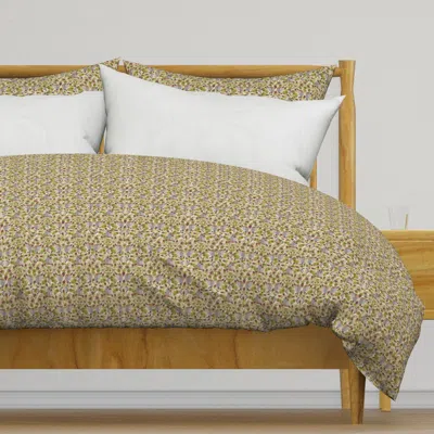 Spoonflower Quail Ditsy Size Pattern Duvet Cover