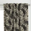 Spoonflower Rabbit On Linen Curtain Panel