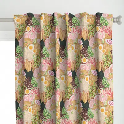 Spoonflower Ramen Curtain Panel