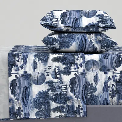 Spoonflower Rebels Of Endor Toile Cal King Sheet Set