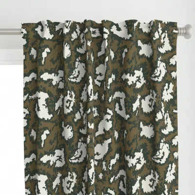 Spoonflower Red Dawn Camo V2 Copy Curtain Panel