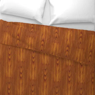 Spoonflower Red Oak Wide Cotton Sateen 3.5 oz 26" X 20" Standard Knife Edge