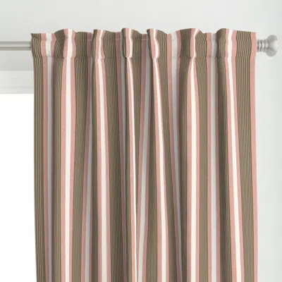 Spoonflower Regimental Stripe (2 Curtain Panel