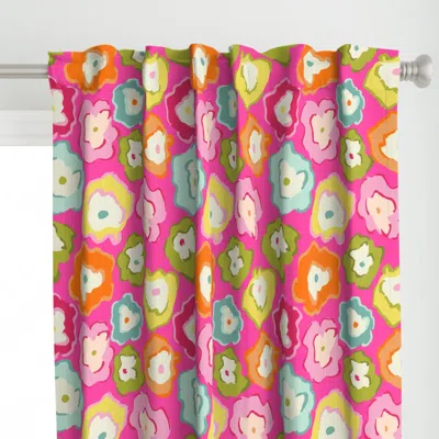 Spoonflower Retro Abstract Matisse Curtain Panel