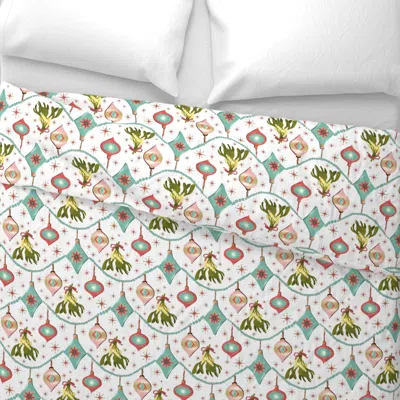 Spoonflower Retro Holiday Wide Cotton Sateen 3.5 oz 26" X 20" Standard Knife Edge