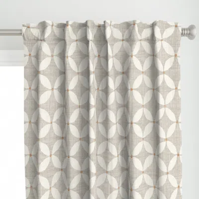 Spoonflower Retro Mid-century Modern Curtain Panel